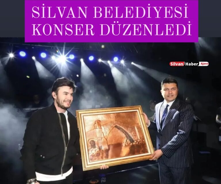 SİLVAN BELEDİYESİ KONSER DÜZENLEDİ