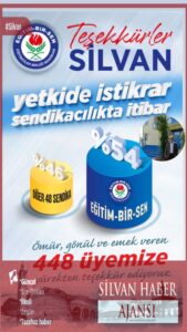 Silvan’da Yetkili Sendika Belli Oldu