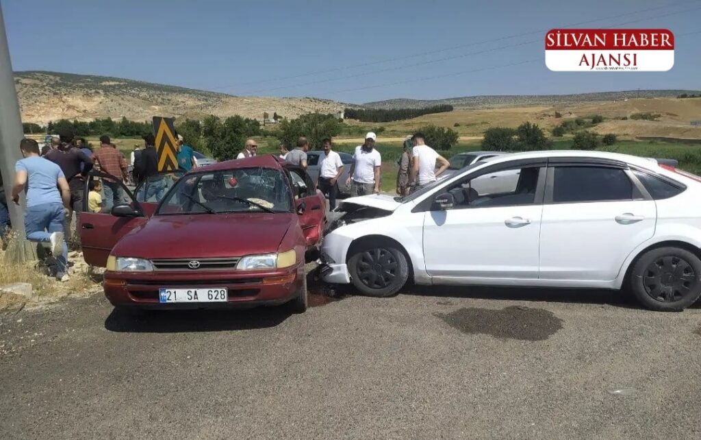 Silvan Batman Yolunda Trafik Kazası