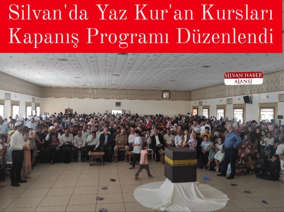 Silvan’da Yaz Kur’an Kursları Kapanış Programı Düzenlendi
