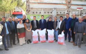 Silvan’da Çiftçilere Sertifikalı Mercimek Desteği