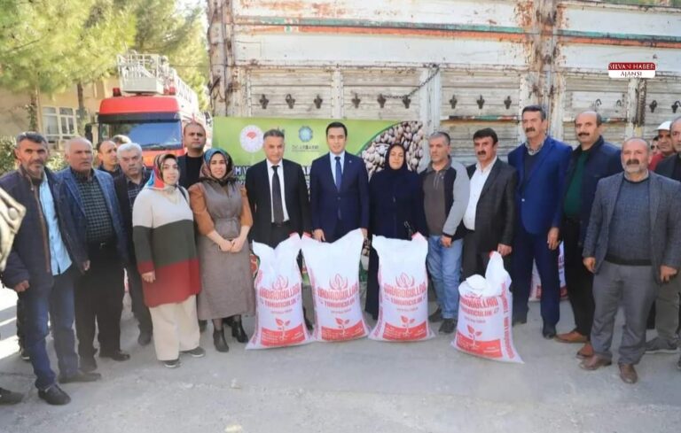 Silvan’da Çiftçilere Sertifikalı Mercimek Desteği