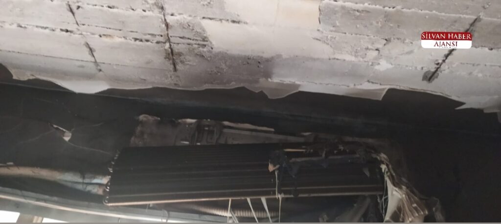 Silvan’da Bir Ev Kullanılamaz Hale Geldi