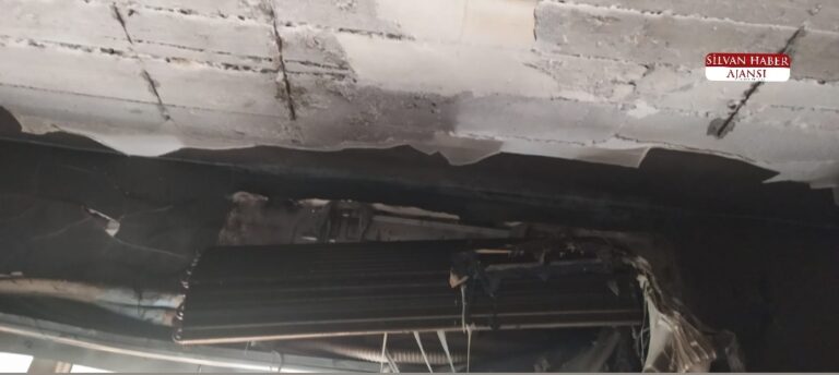 Silvan’da Bir Ev Kullanılamaz Hale Geldi