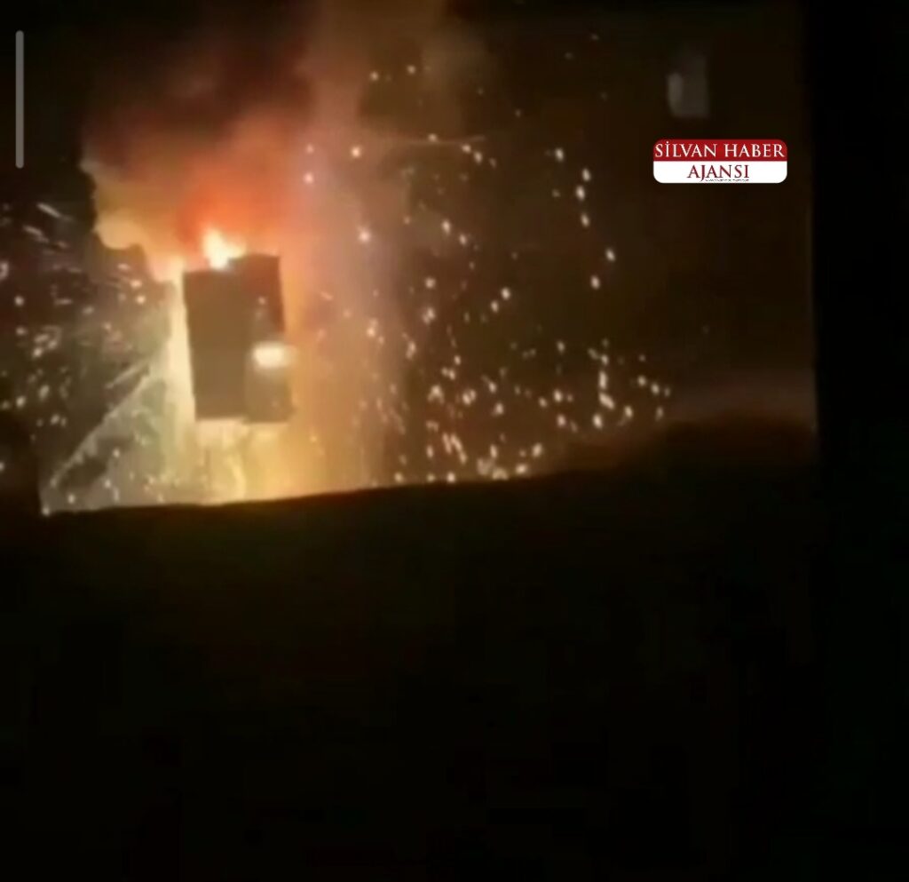 Silvan’da Trafo Patladı