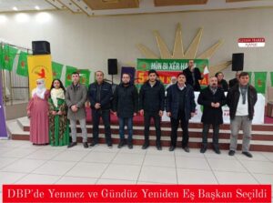 DBP’de Yenmez ve Gündüz Yeniden Eş Başkan Seçildi