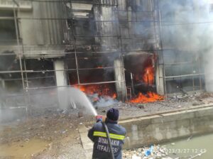 İnşaat Halindeki Binada Yangın