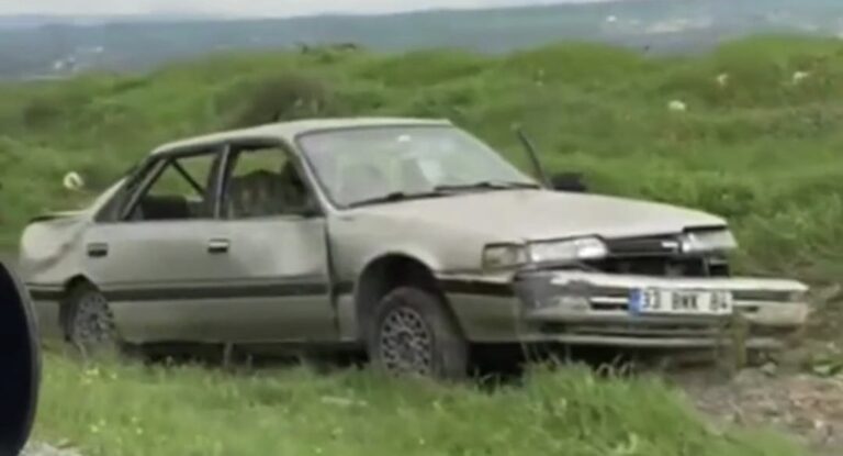 Araç Şarampole Yuvarlandı 6 Yaralı