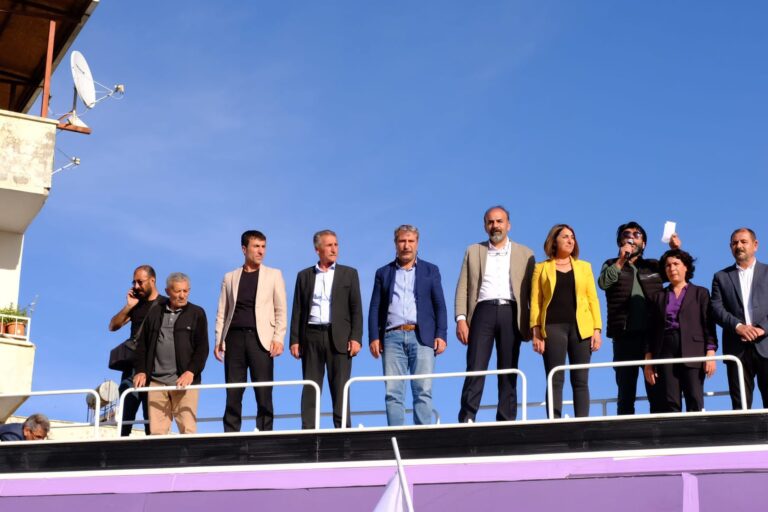 Yeşil Sol Silvan’da Miting Yaptı