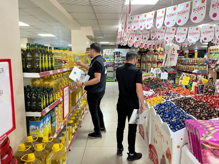 Silvan’da Fiyat ve Etiket Denetimi Yapıldı