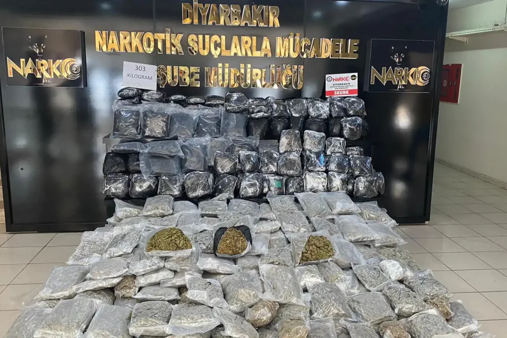 Diyarbakır’da Yüklü Miktarda Uyuşturucu Ele Geçirildi