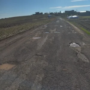 Köy Yolu Köstebek Yuvasına Döndü