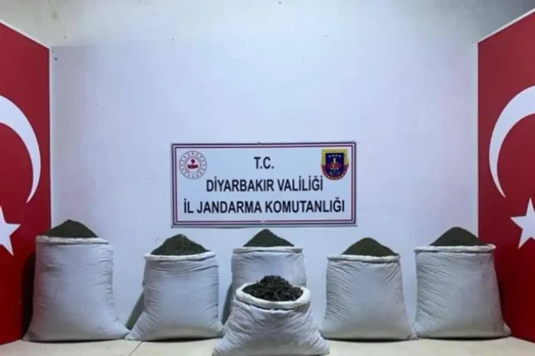 Diyarbakır’da 123 Kilogram Esrar Ele Geçirildi