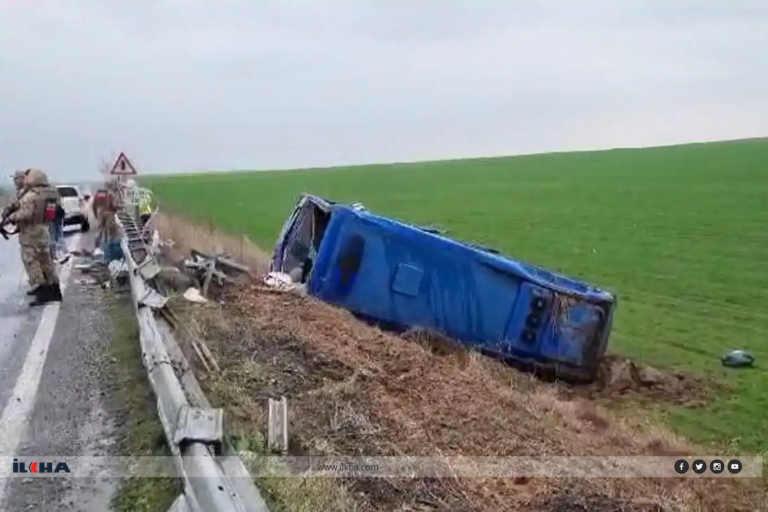 Silvan’da Cezaevi Aracı Kaza Yaptı: 23 Yaralı