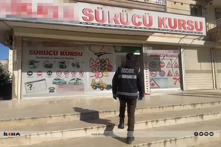 Diyarbakır’da sürücü kurslarına operasyon: 12 gözaltı
